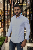 Camisa Social Italy Slim Fit Branca - PRONTA ENTREGA